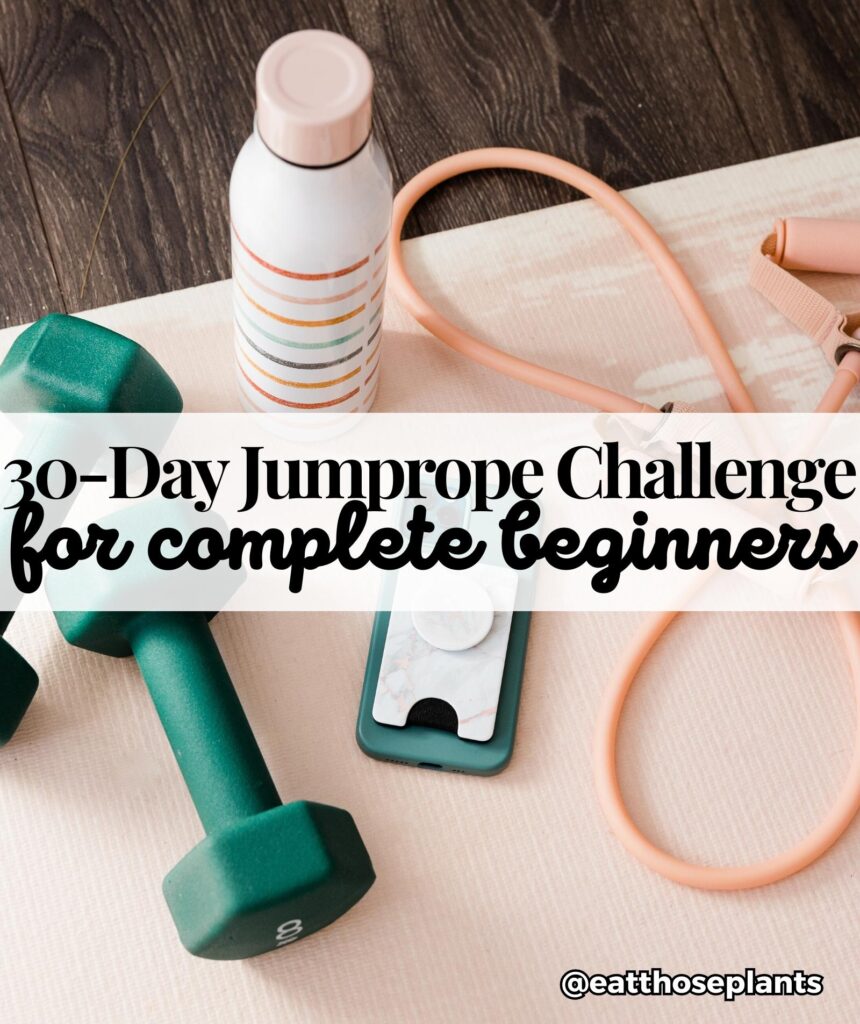 Are you looking for an easy 30 day jump rope workout challenge for beginners? You don't need a fancy home gym, tricky jump rope tricks, or even tons of time to burn fat from this quick and easy skipping rope workout! Grab your jumprope and start today so you can share your 30 day jump rope challenge before and pictures soon!