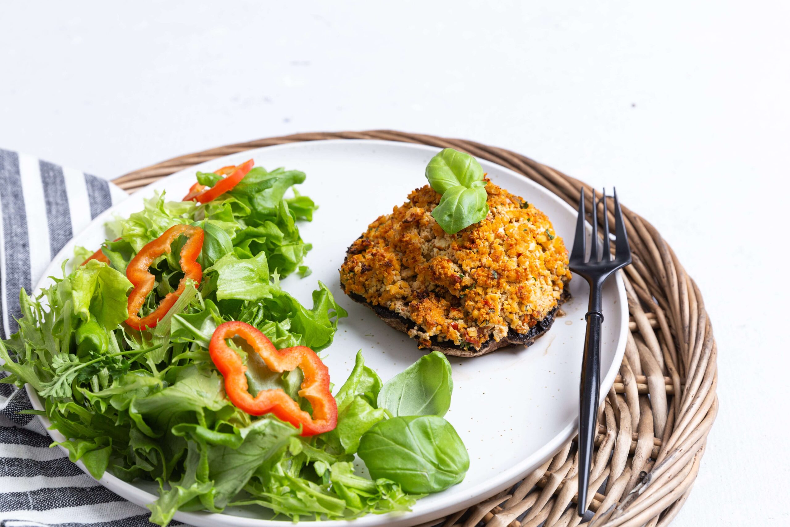 Italian Stuffed Portabella Mushrooms