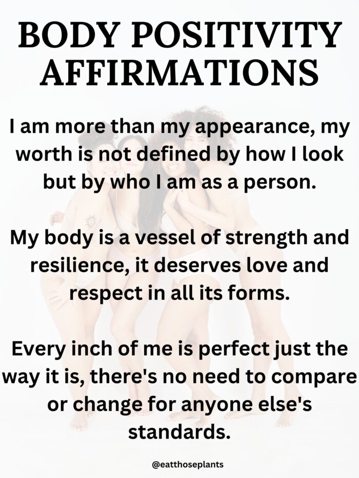 body positivity affirmations
