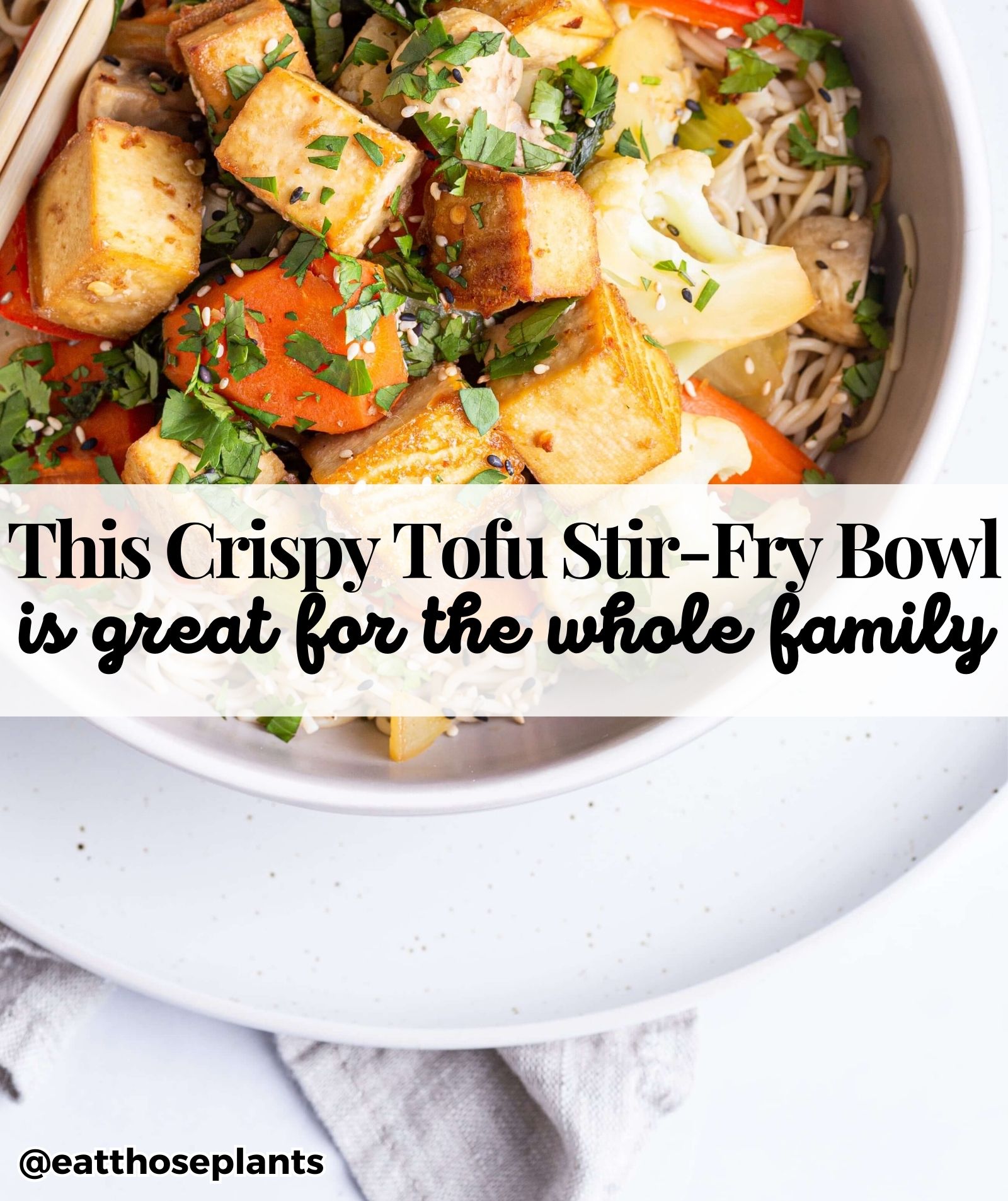 Easy Crispy Tofu Stir-Fry Bowl Recipe