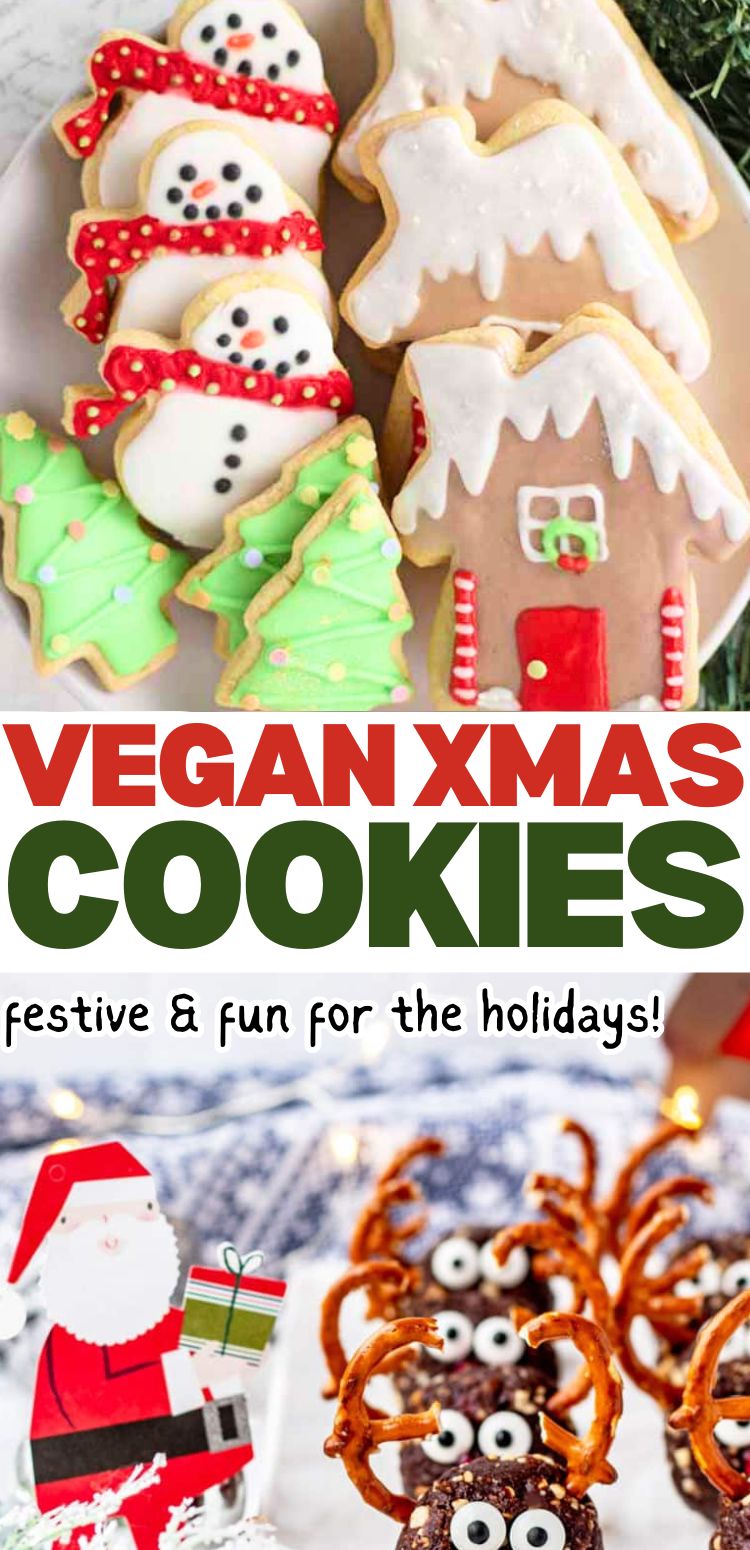 festive vegan xmas cookies