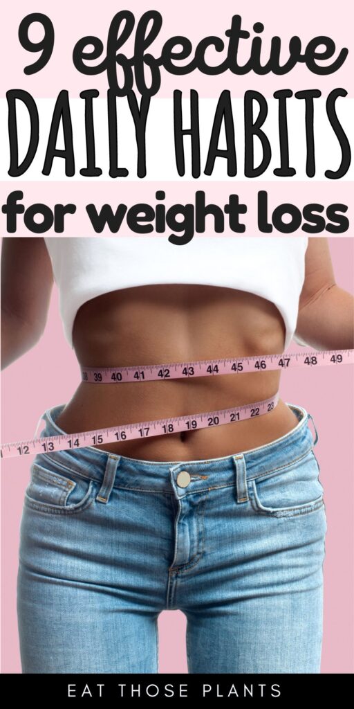 habits for weight loss