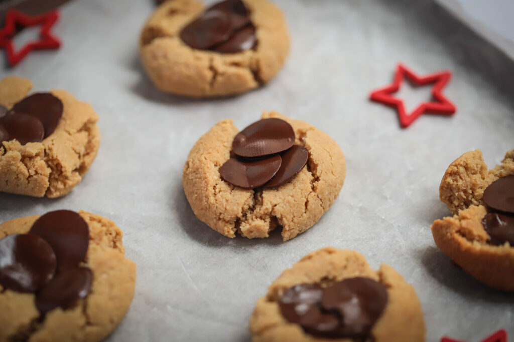 healthy peanut butter christmas cookies recipe