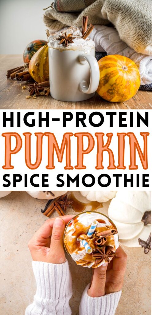 high protein vegan pumpkin spice smoothie recipe"