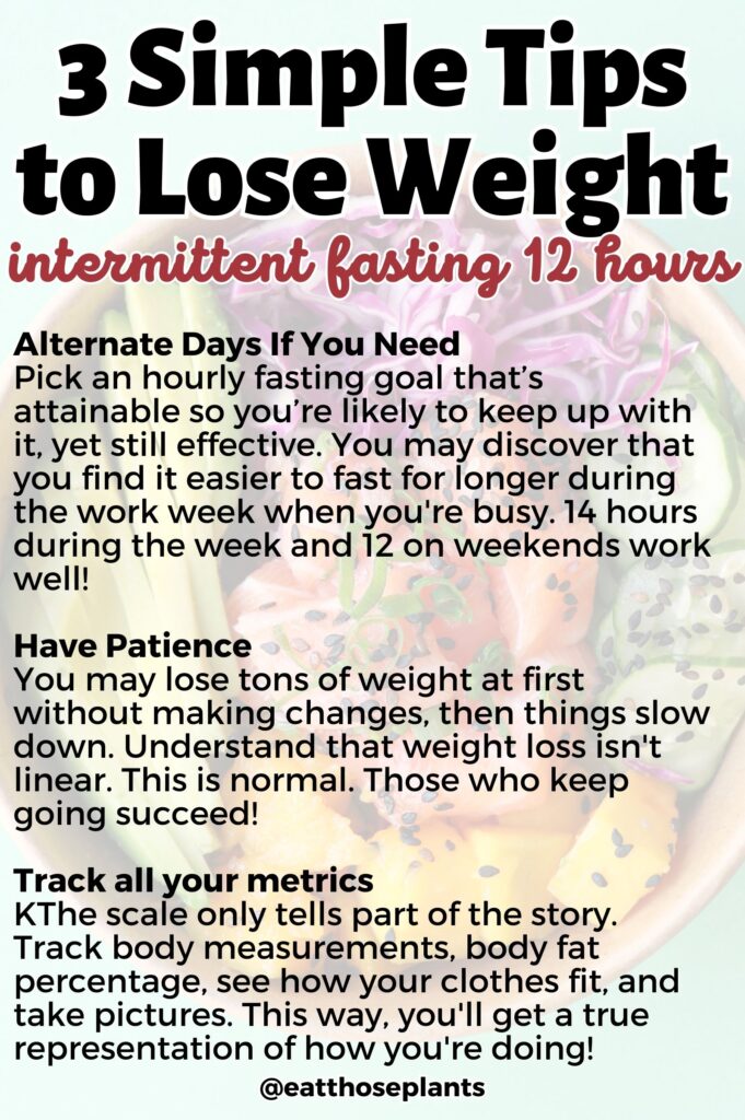 intermittent fasting 12 hours vs 16