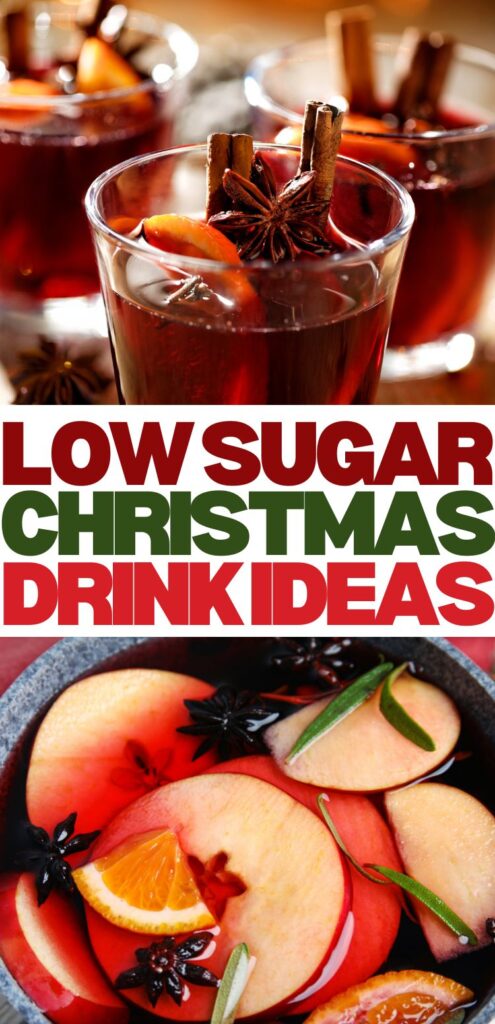 low sugar christmas drink ideas