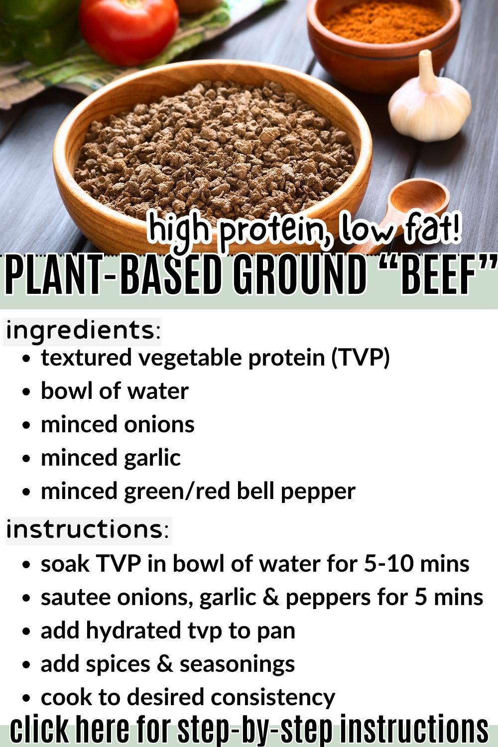 plant-based ground beef