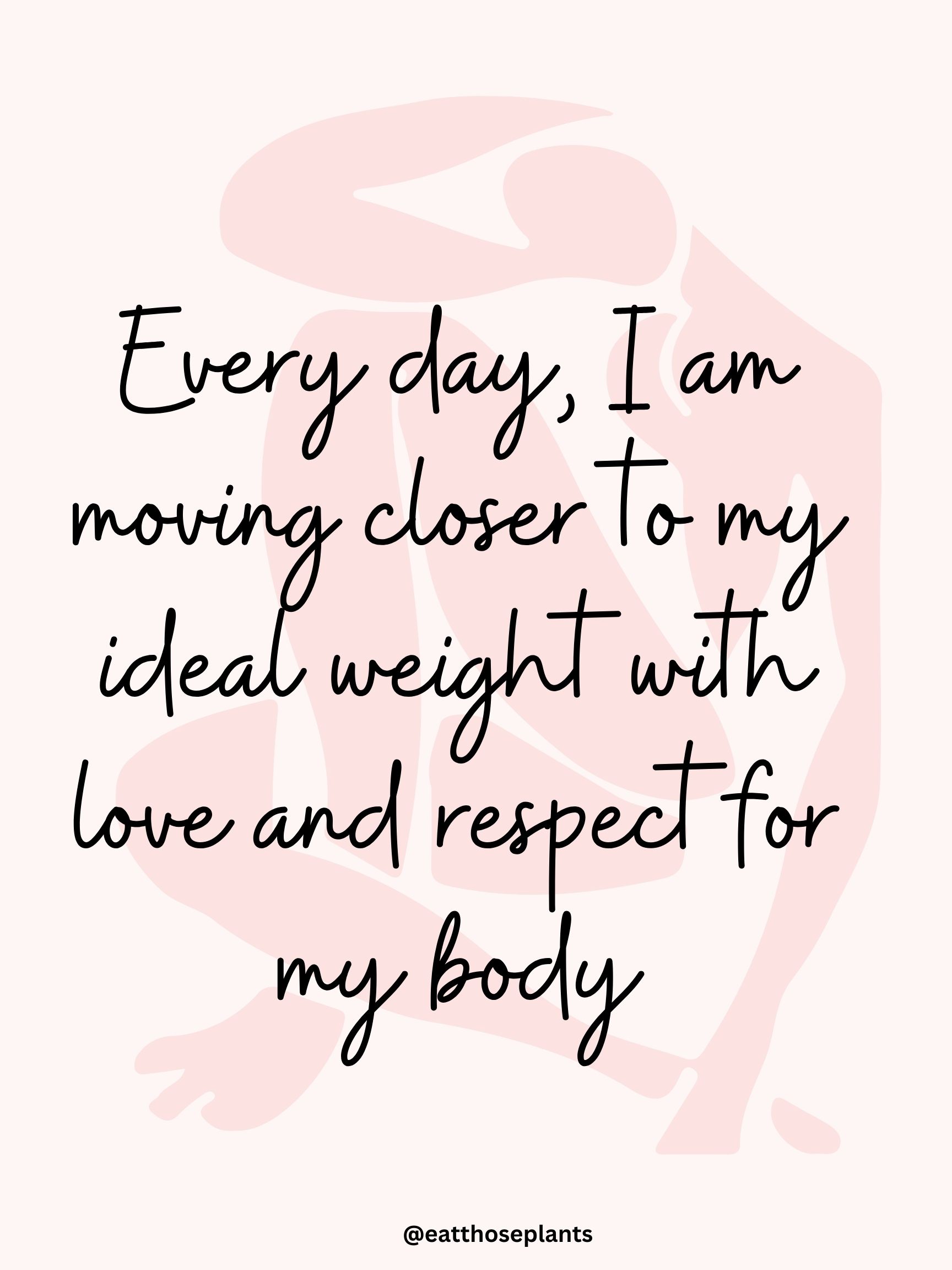 positive affirmations weight loss positive habits