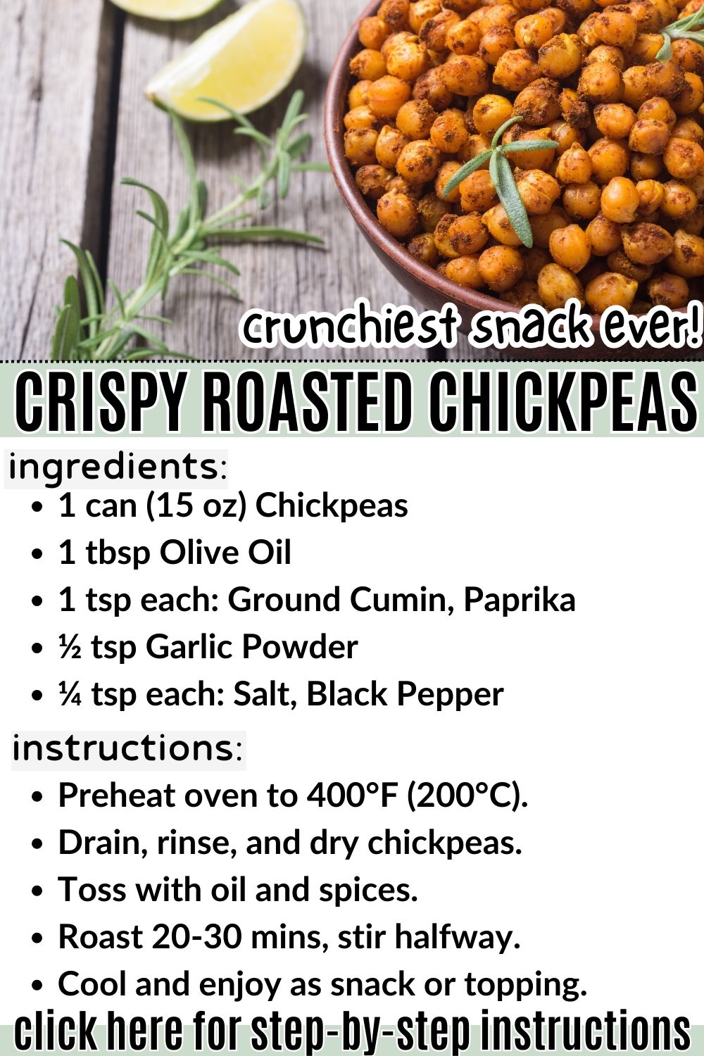 roasted chickpeas recipe