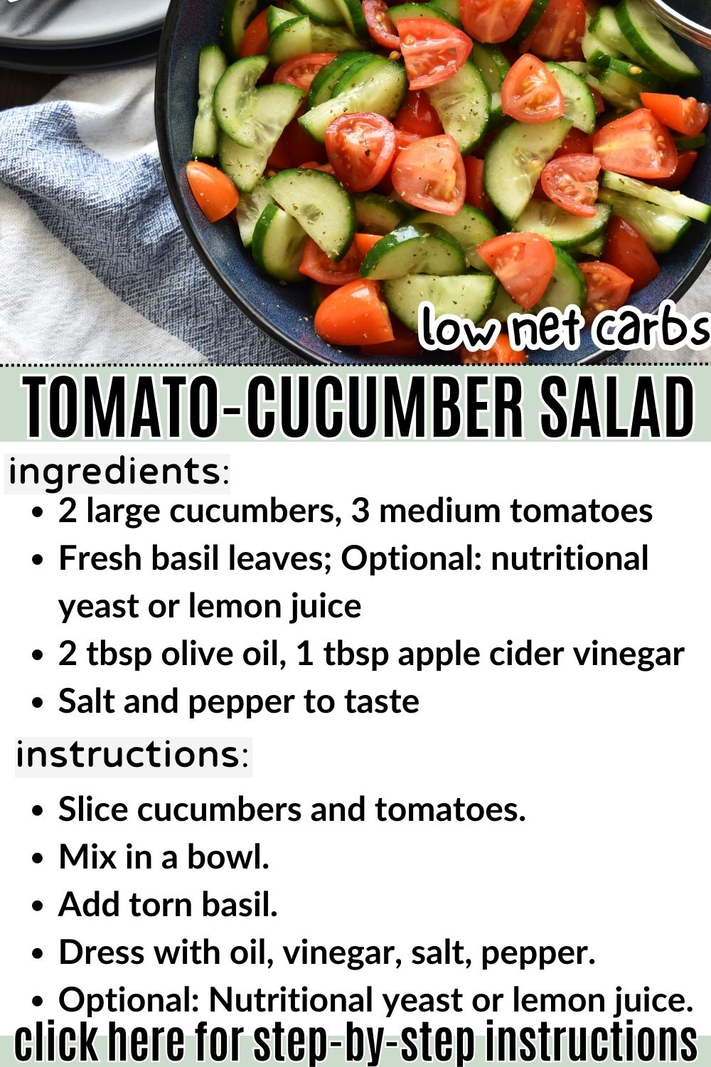 tomato cucumber salad vegan