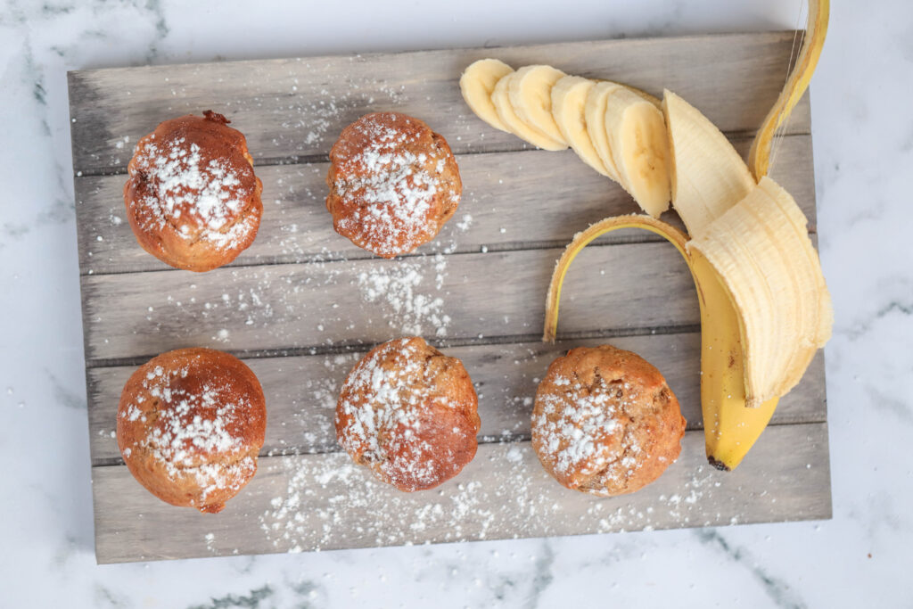 vegan banana muffins plantbased dessert