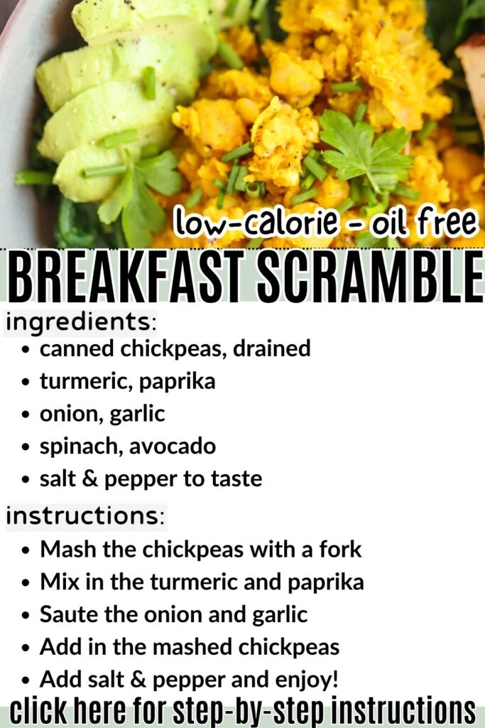 vegan breakfast scramble