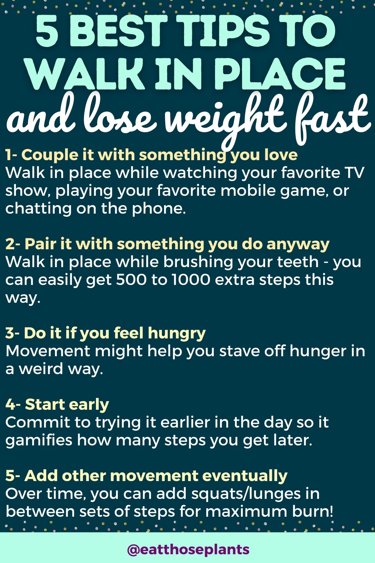 Walking In Place To Lose Weight? (Yes, It's A Thing)