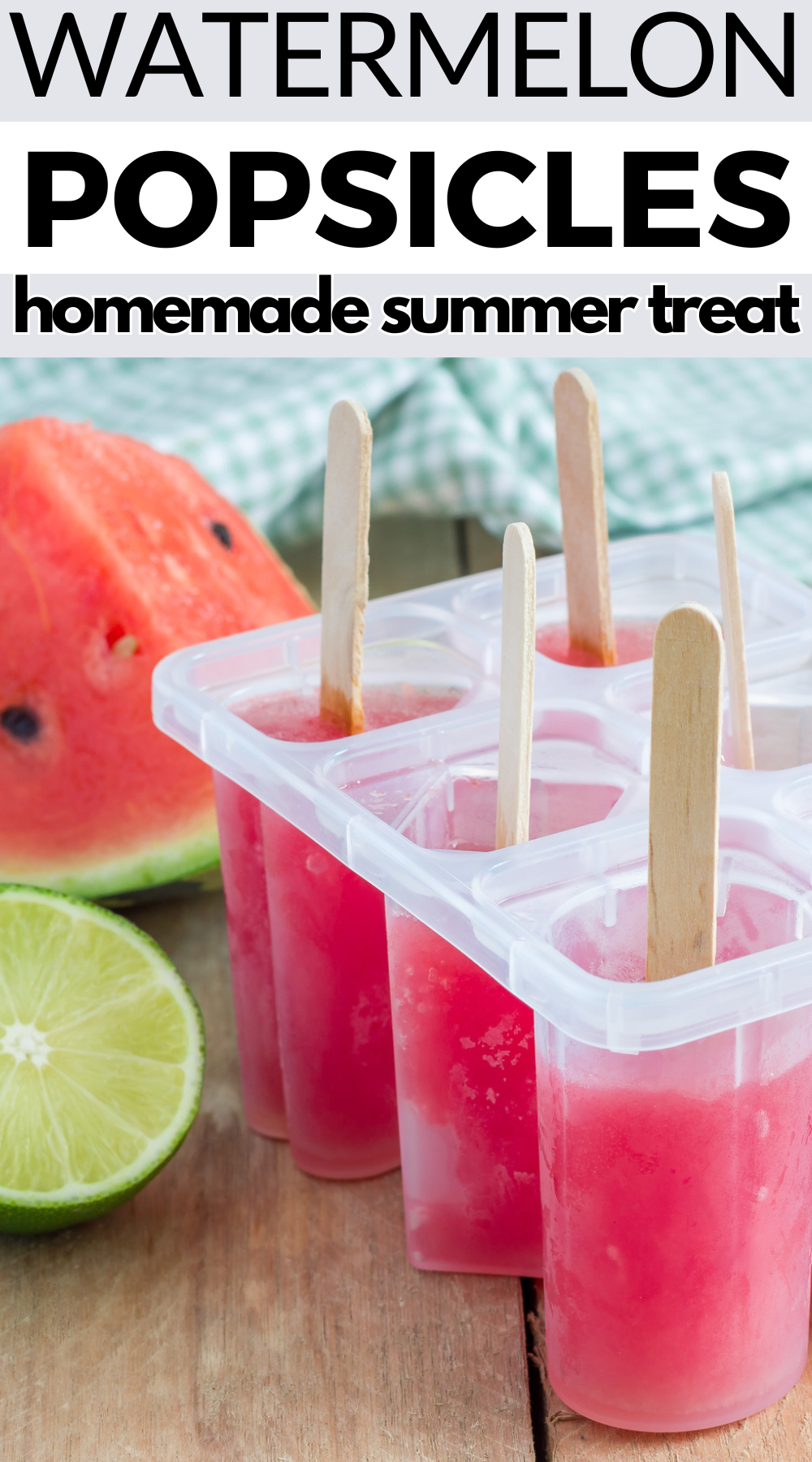 watermelon popsicles summer treat