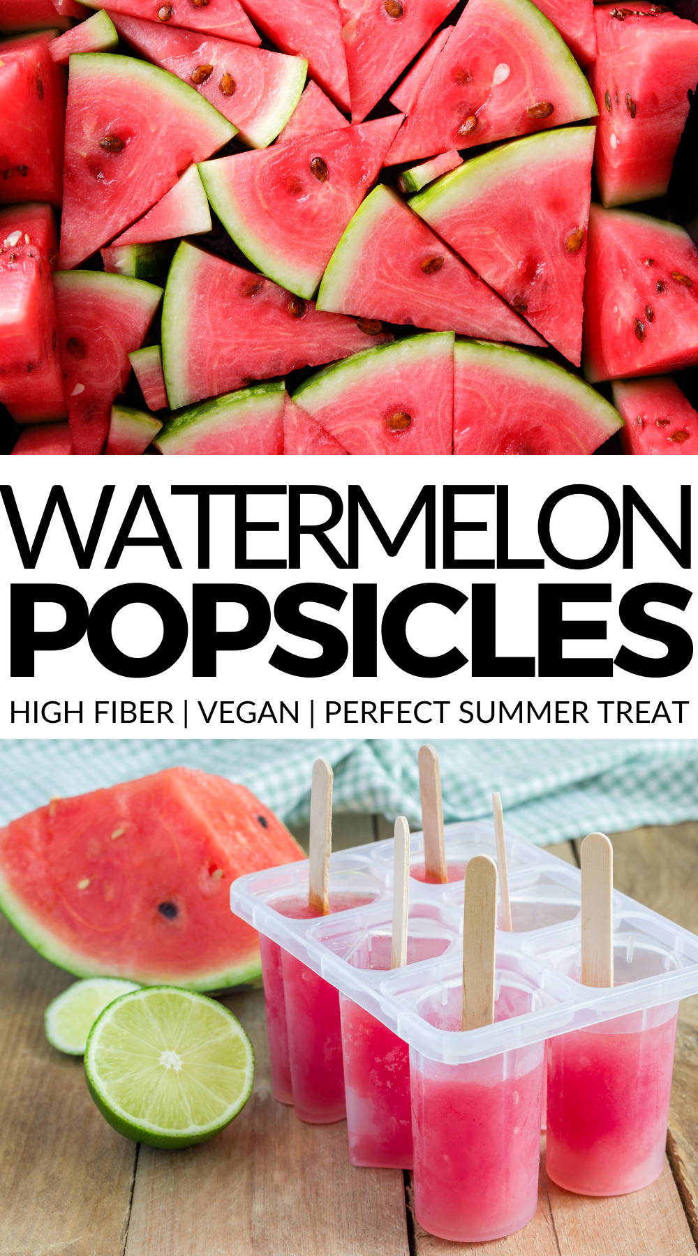 watermelon popsicles treat