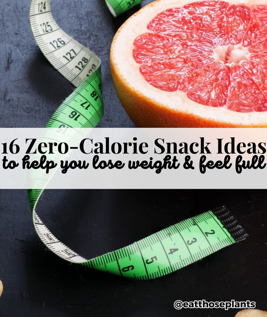 zero calorie snack ideas